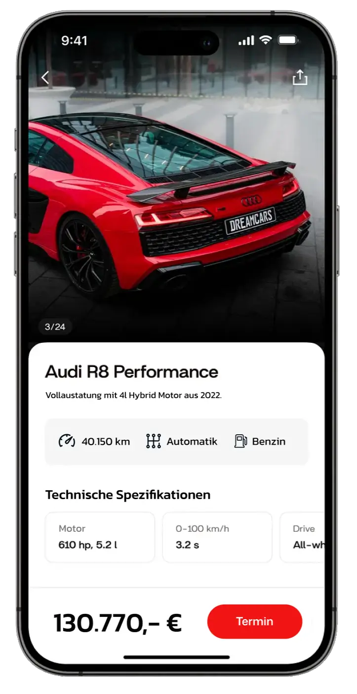 Autohandel Webseite