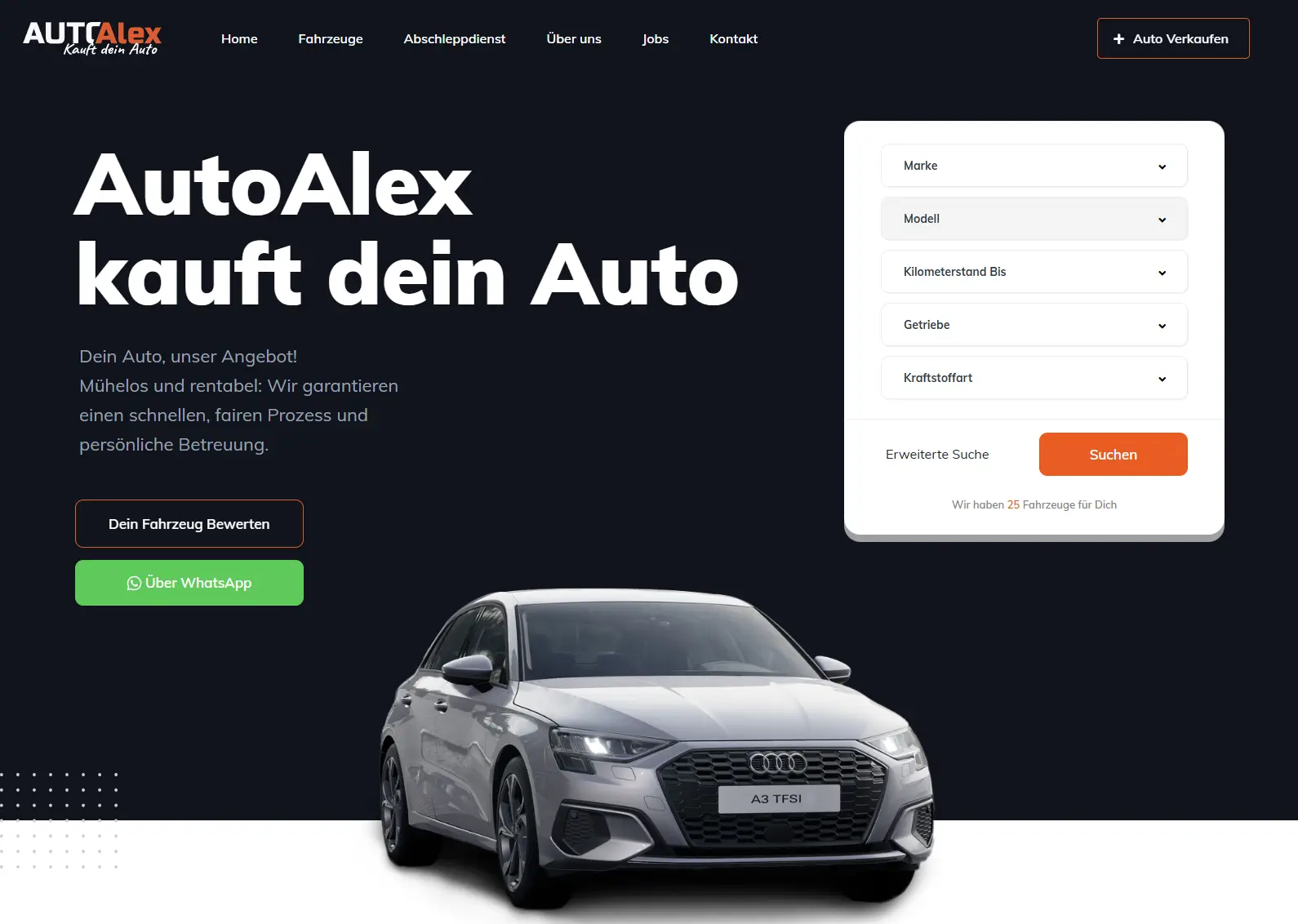 Autohaus Webseite