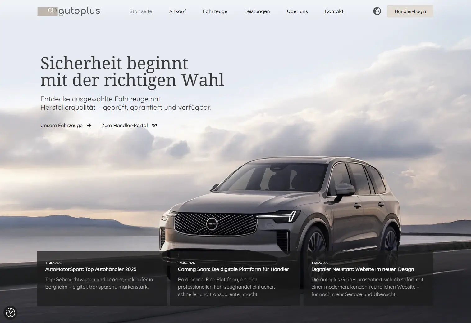 Autohandel Webseite Beispiel #31